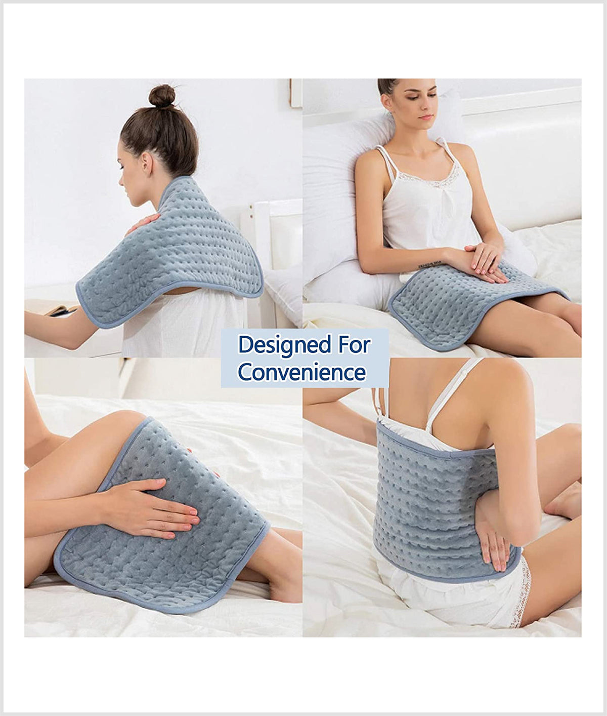 Heating Electric Pad for Pain Relief of Back Neck and Shoulder