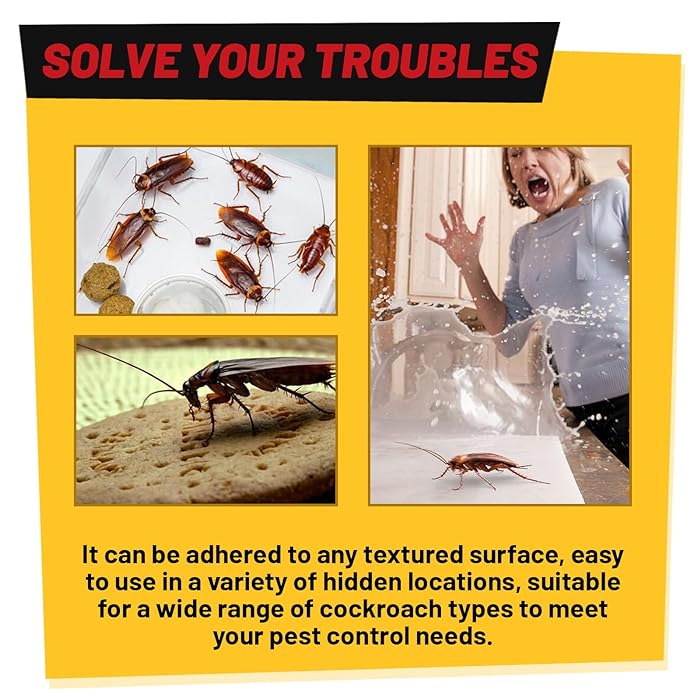 Cockroach Gel Ready to Use Cockroach Gel Bait Outdoor and Indoor Roach Killer with Syringe Applicator