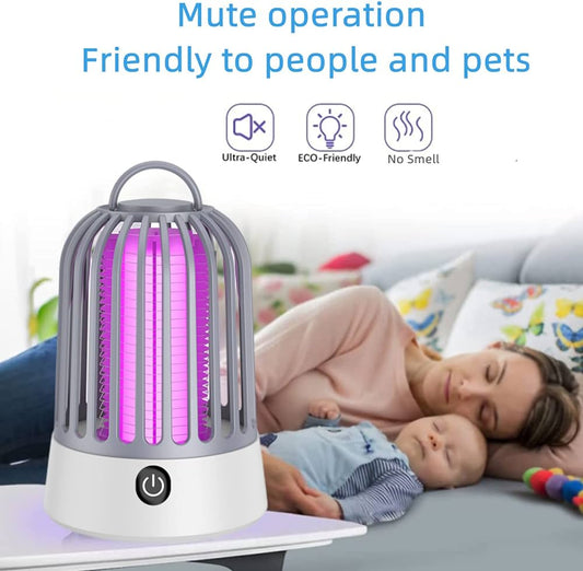 Electric Bug Zapper for Indoor Outdoor, UV Light Mosquito Zapper, Hangable Mosquito Lamp for Home, Patio, Backyard, Camping