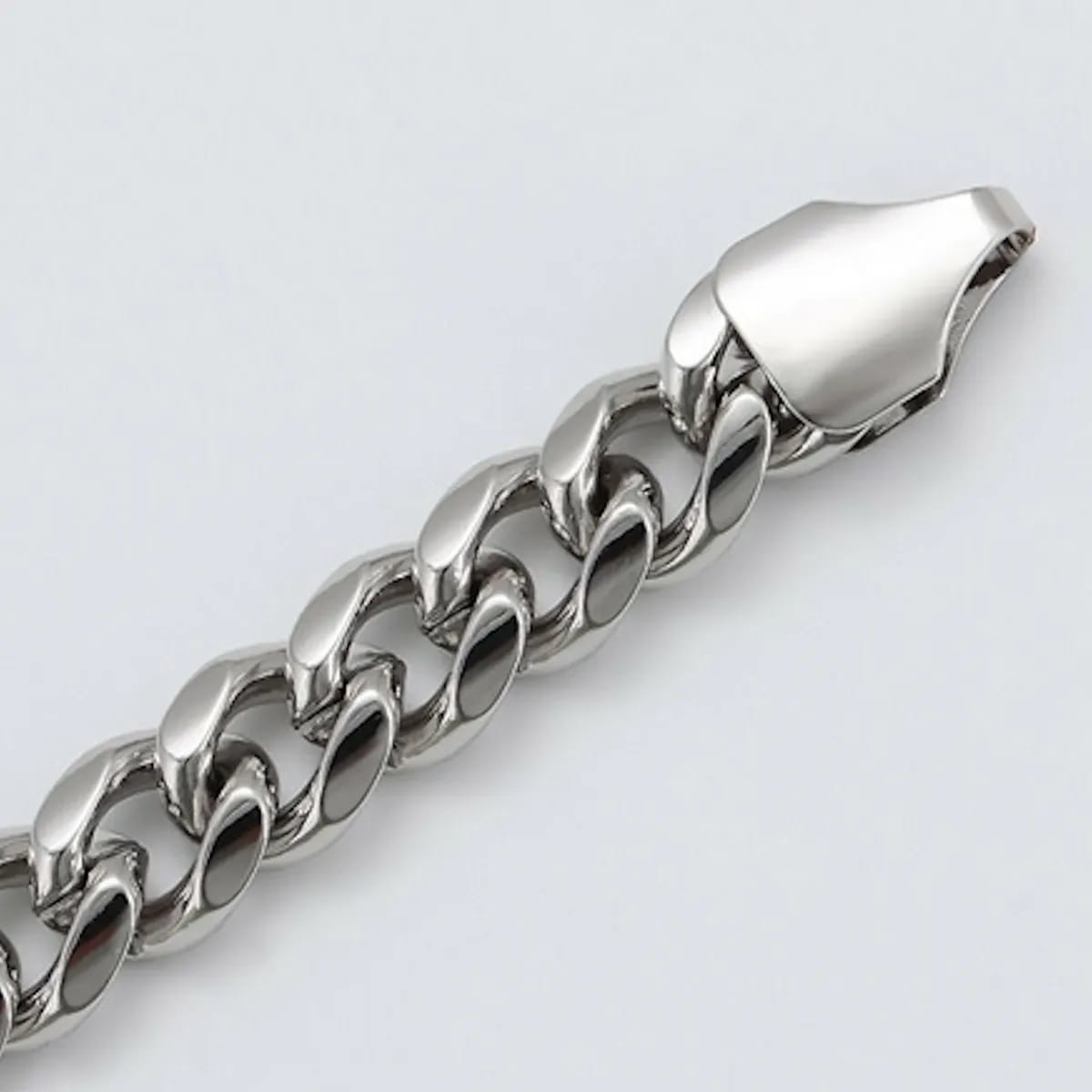 Set of 2 - Thick Cuban Chain 10MM with Solid Thick Cuban Bracelet 12mm