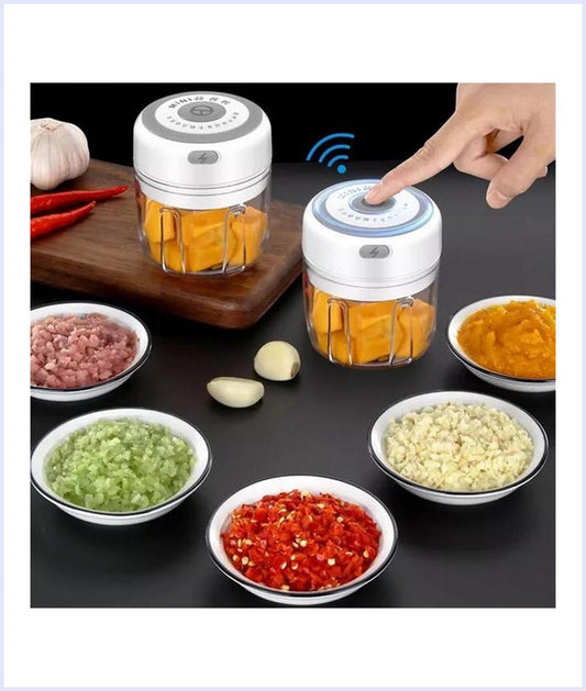 Mini Electric Hand-Held Automatic Food Chopper For Kitchen