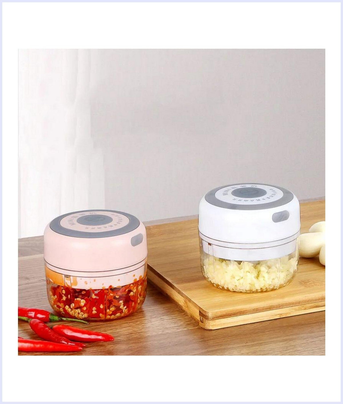 Mini Electric Hand-Held Automatic Food Chopper For Kitchen