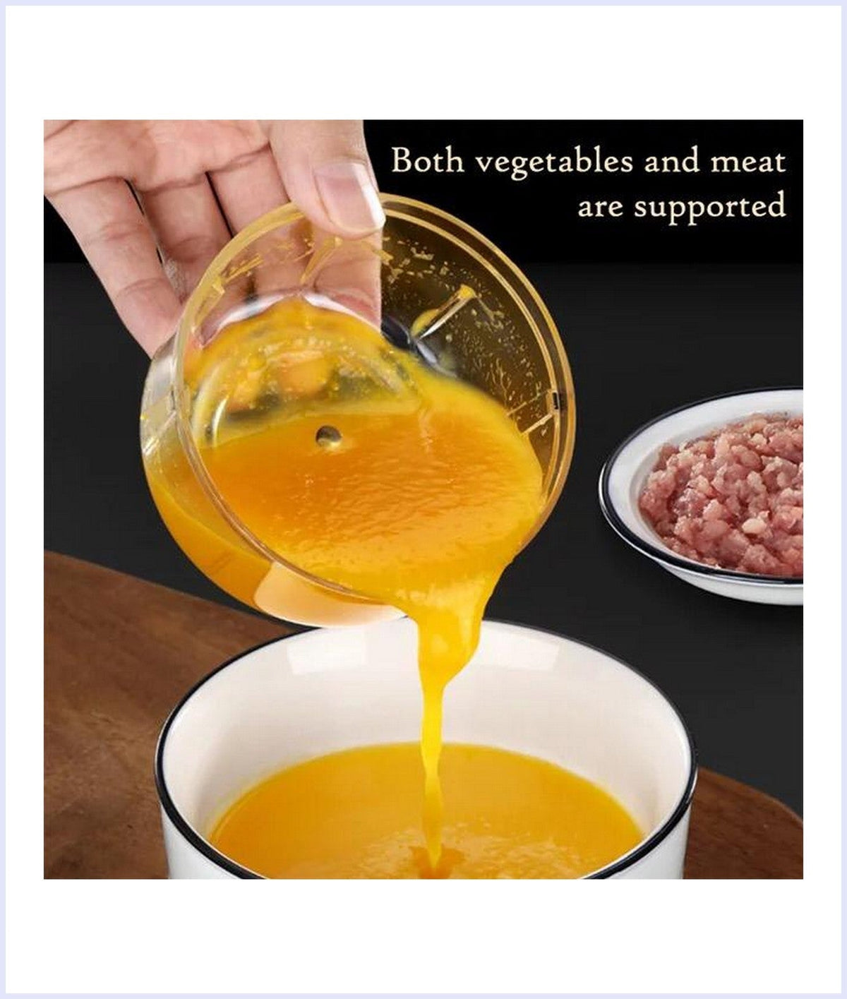 Mini Electric Hand-Held Automatic Food Chopper For Kitchen
