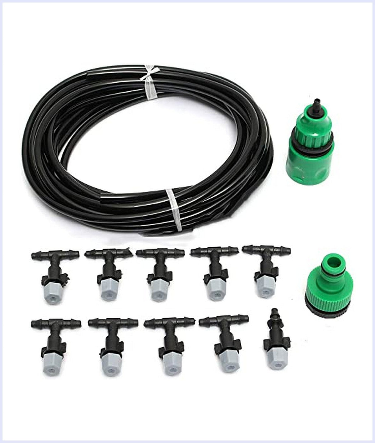OUTDOOR PATIO COOLING MIST WATER SPRAY SET FOR GARDEN GREENHOUSE IRRIGATION
