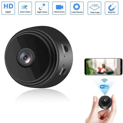 A9 MINI WIFI HD 1080P WIRELESS IP CAMERA HOME SECURITY NIGHT VISION 150° WIDE ANGLE
