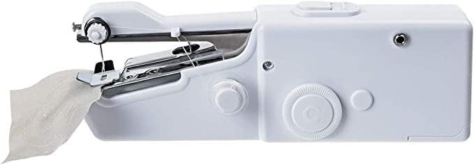 Portable Sewing Machine Handheld - Mini Hand Sewing Machine for Kids Beginners Home or Travel Sewing - Cordless Small Handy Stitch Handheld Sewing Machine for Easy Quick Repairs Fabric