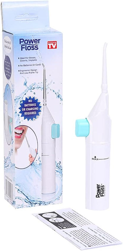 Oral irrigator Pressure Manual Water Flosser Portable Dental Water Pick for Teeth