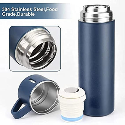 Stainless steel Vacuum Flask Set with 3 Cups