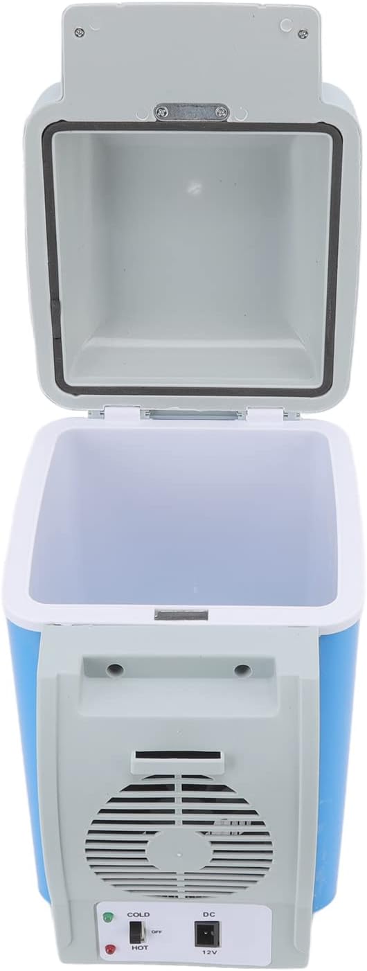 Mini Fridge, 12V Cooler and Warmer Refrigerator, 7.5 Liter Portable Personal Fridge for Skincare, Cosmetics, Beverage, Food, Home, Dorm, Office, Car Travel, with Charger