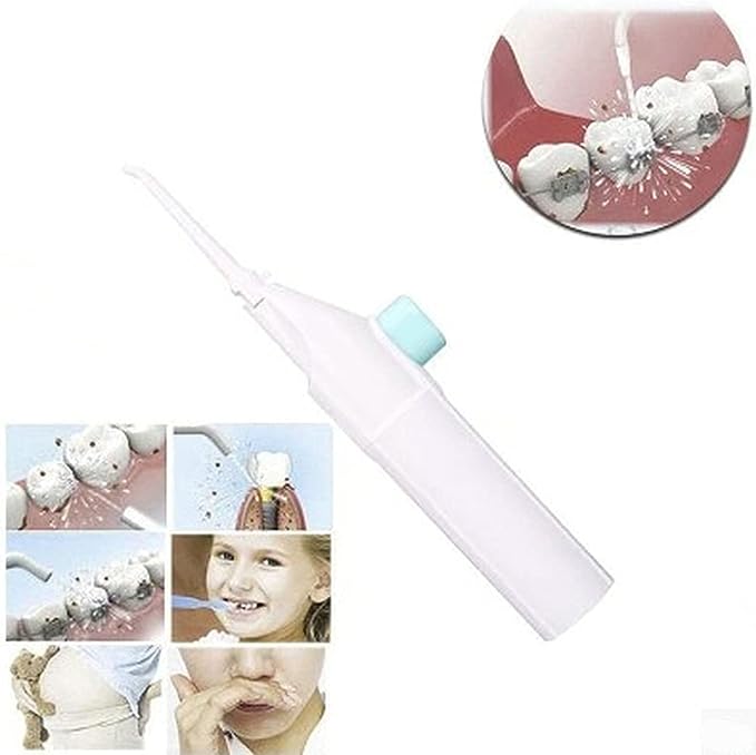 Oral irrigator Pressure Manual Water Flosser Portable Dental Water Pick for Teeth