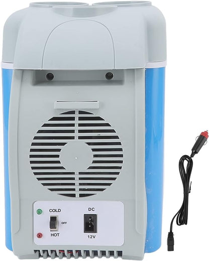 Mini Fridge, 12V Cooler and Warmer Refrigerator, 7.5 Liter Portable Personal Fridge for Skincare, Cosmetics, Beverage, Food, Home, Dorm, Office, Car Travel, with Charger