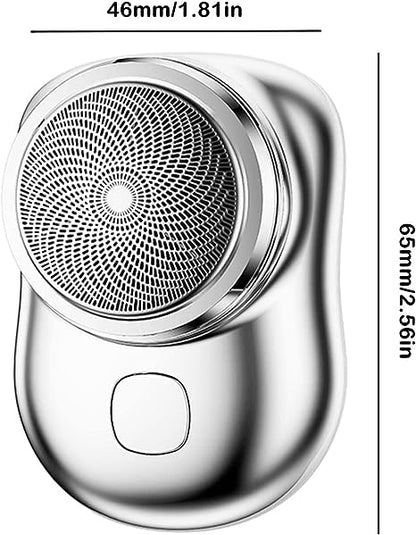 Shaver for Men, Solar-Grass Razor, Rechargeable USB Electric Shaver, Mini Portable Electric Shaver