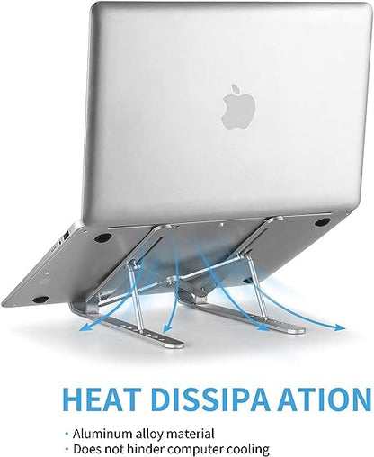 Laptop Stand, Adjustable Portable Laptop Holder for Desk, Foldable Laptop Riser, Portable Laptop Holder Compatible With 7-15.6 Inches Laptop ,Tablet, Notebook