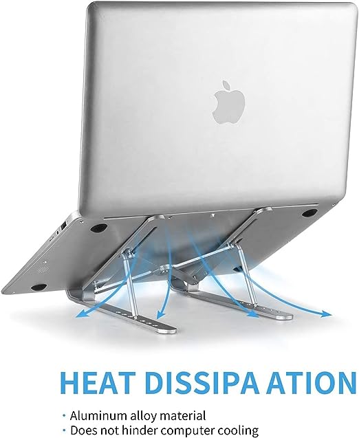 Laptop Stand, Adjustable Portable Laptop Holder for Desk, Foldable Laptop Riser, Portable Laptop Holder Compatible With 7-15.6 Inches Laptop ,Tablet, Notebook