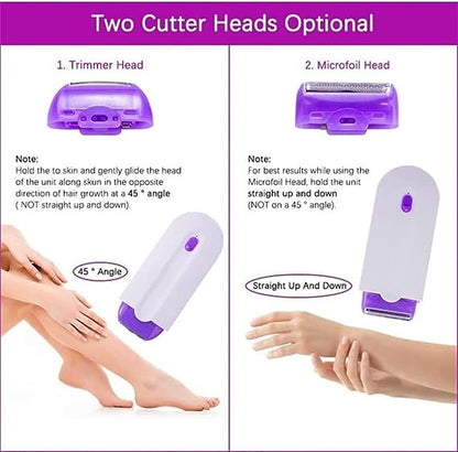 Hair Remover, Painless Hair Removal for Face and Body, Laser Hair Removal, Hair Eraser, Rechargeable Epilator Smooth Touch Hair Remover - Light Technology Hair Remove, Apply to Any Part of The Body