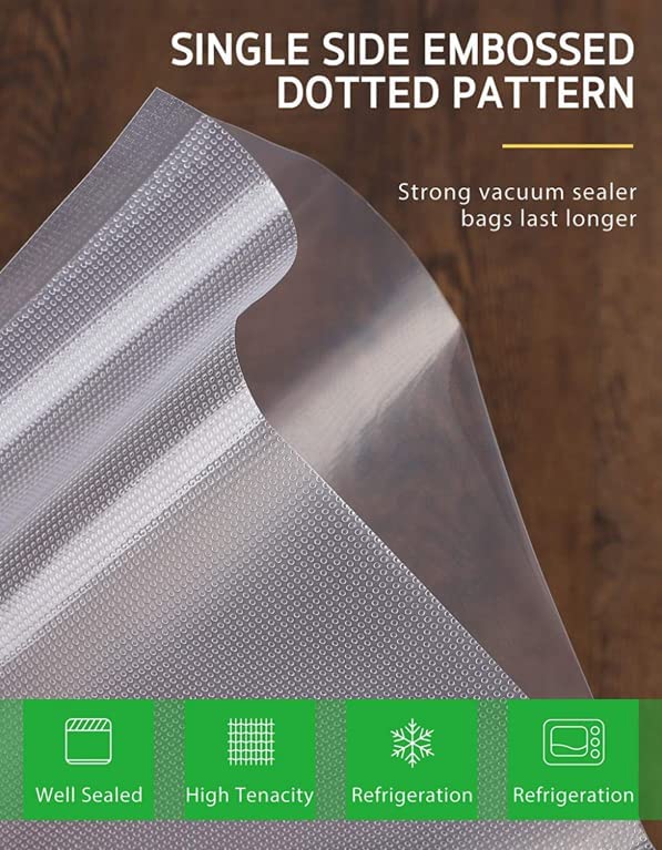 Vacuum Sealing Bags 20 PCs, For Fruits, Meat, Chicken & Vegetables Preservation