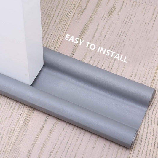 Smart Saver PVC Soundproof Reduce Noise Weather Stripping Under Door Twin Draft Stopper