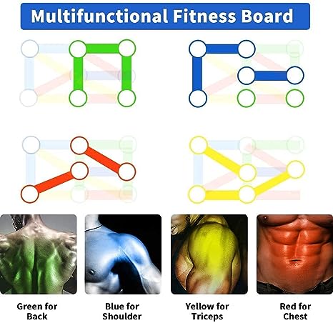 9 in 1 Push Up Bars Stand Board with Strong Grip Handle for Chest Press, Gym & Home Exercise, Strength Training, Dips/Push Up Stand for Men & Women