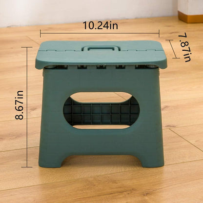 Kids' Step Stools,Folding Step Stool with Handle,Portable Collapsible Small Plastic Foot Stool for Kids and Adults