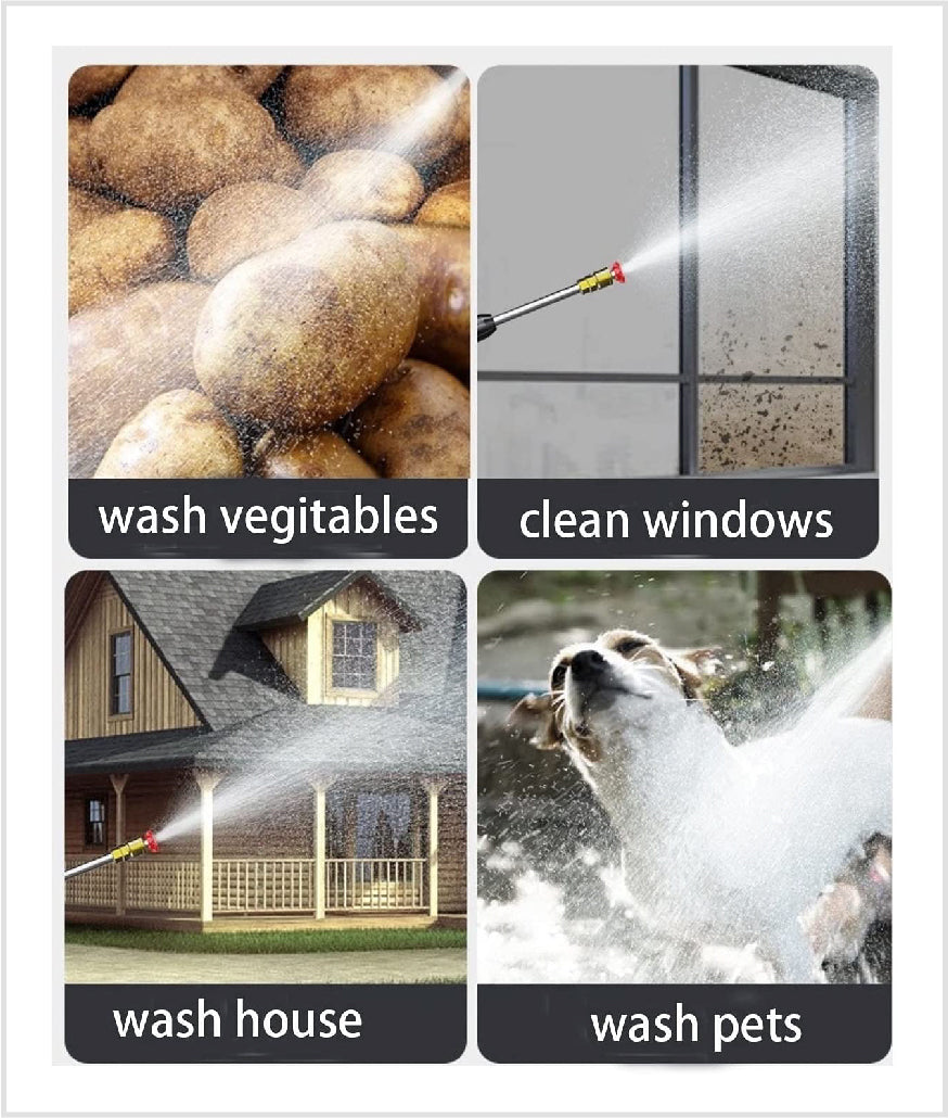 Special High Pressure Water Washer Gun, Multipurpose for cleaning floor, yard, car or anything.