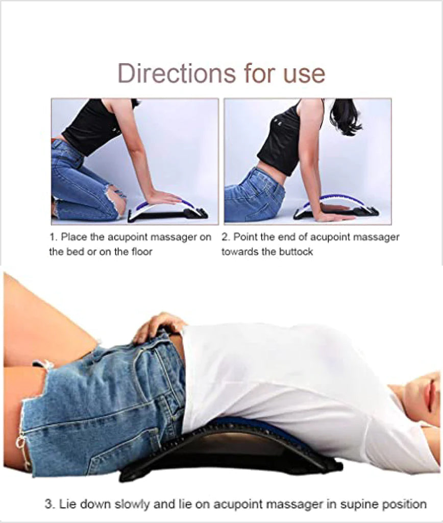 Back Spine Corrector Pilates, Cervical Spine Relaxation Scoliosis Corrector Yoga Equipment New Back Spine Stretcher