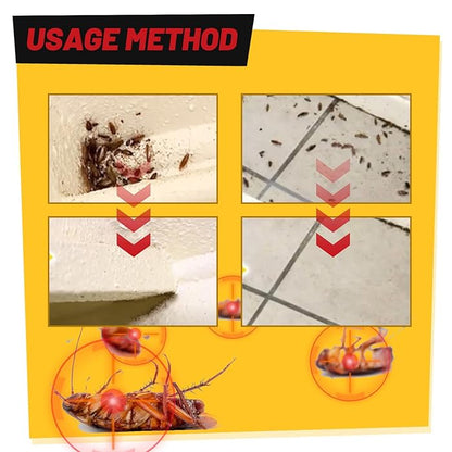 Cockroach Gel Ready to Use Cockroach Gel Bait Outdoor and Indoor Roach Killer with Syringe Applicator