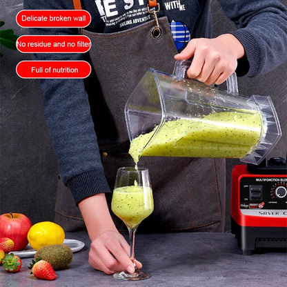 Heavy Duty Blender Mixer Juicer Jar With 15 Speed Control, 6800W, Multicolour