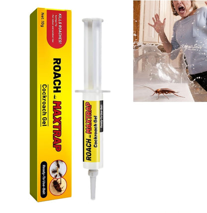 Cockroach Gel Ready to Use Cockroach Gel Bait Outdoor and Indoor Roach Killer with Syringe Applicator