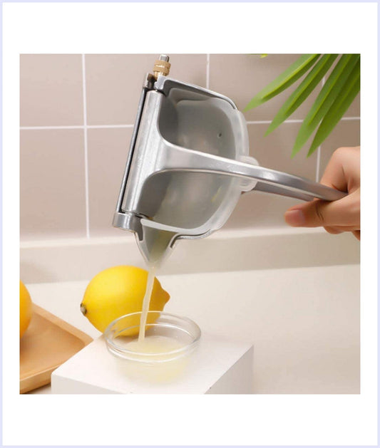 Stainless Steel Manual Juicer- Detachable & Easy Clean, Adjustable, Heavy Duty Fruit Press