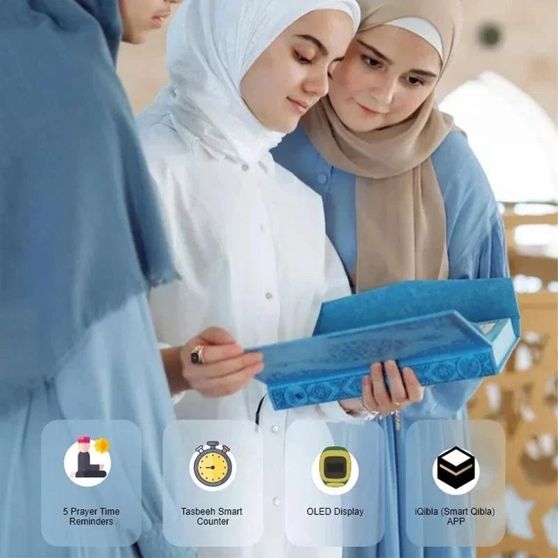 iQibla Zikr1 lite Smart Tasbih Tally Counter Ring for Muslims Zikr Digital Tasbeeh 5 Prayer Time Reminder Bluetooth Waterproof