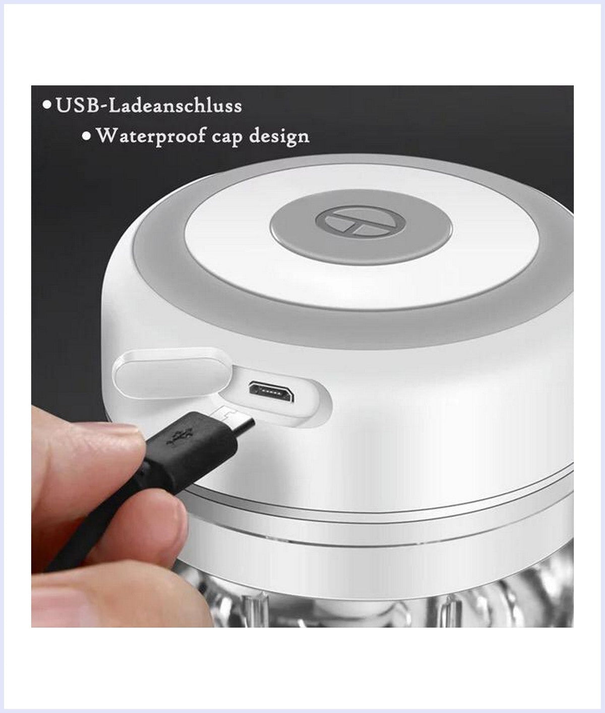 Mini Electric Hand-Held Automatic Food Chopper For Kitchen